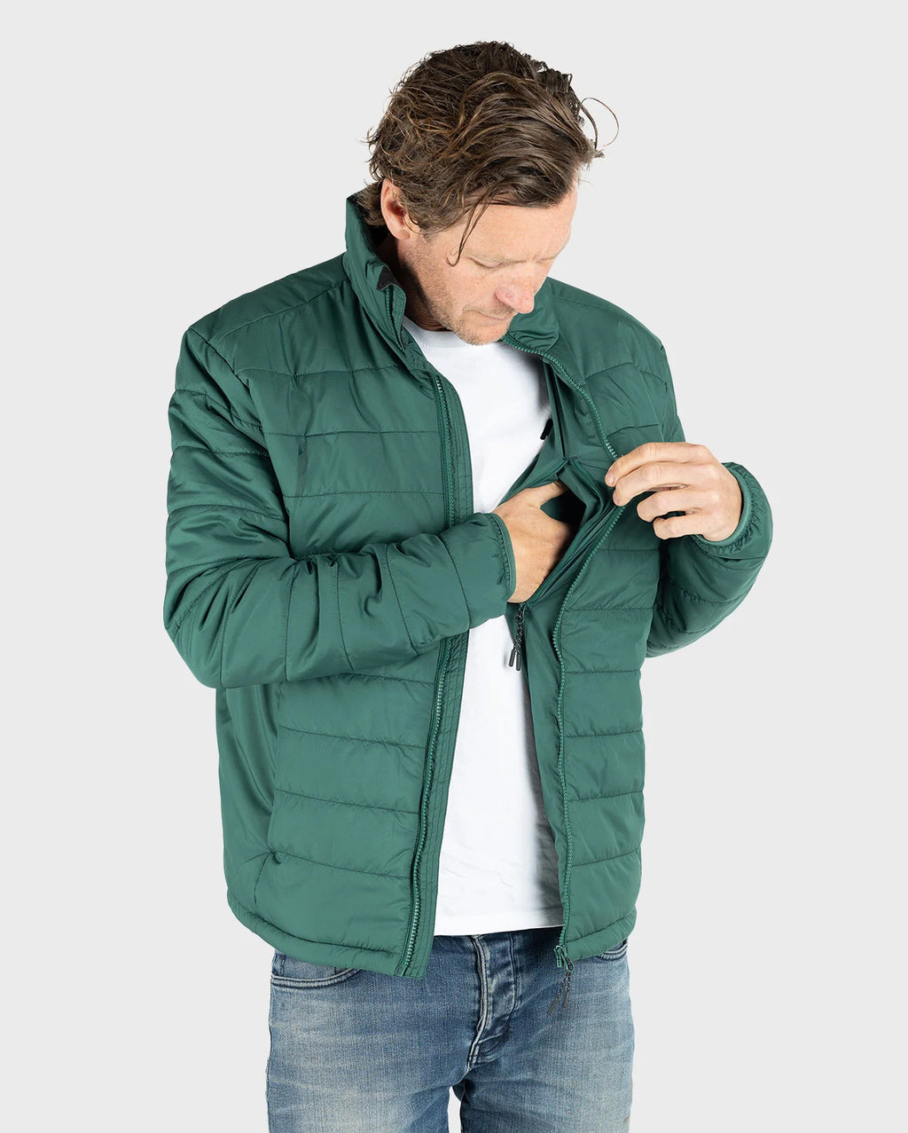 Hunter Green Men's Light Weight Jacket