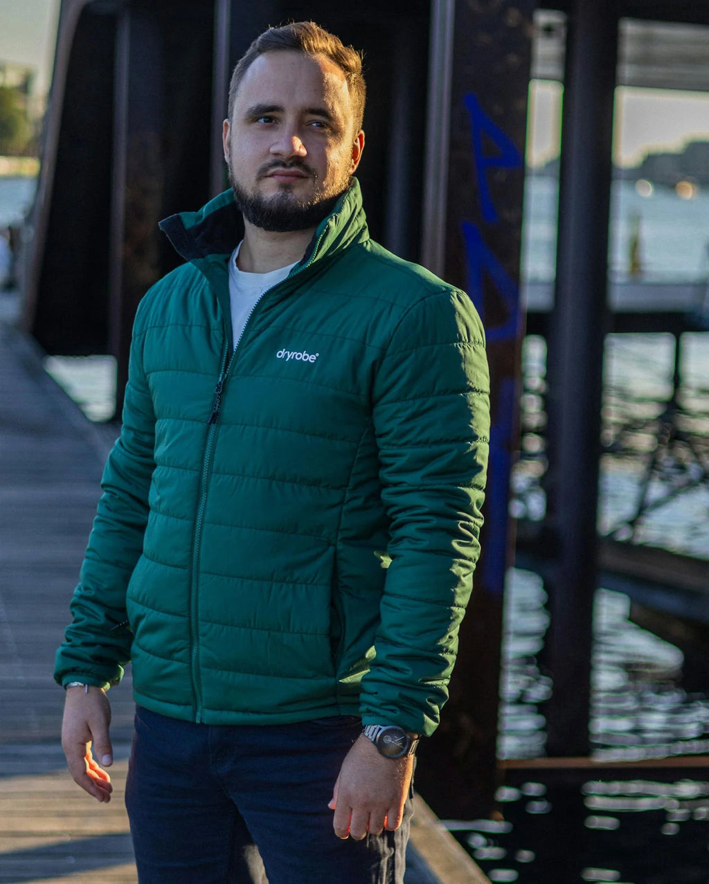 Hunter Green Men's Light Weight Jacket