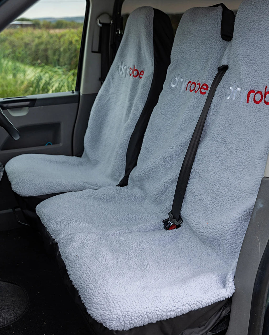 Grey Single Car Seat Cover